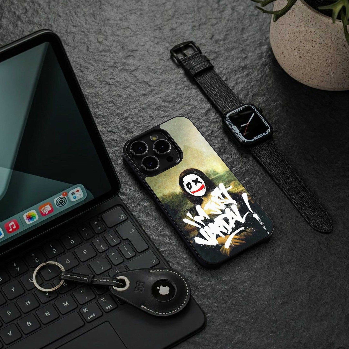 Joker Lisa Phone Case for Iphone 16 | Glass Case