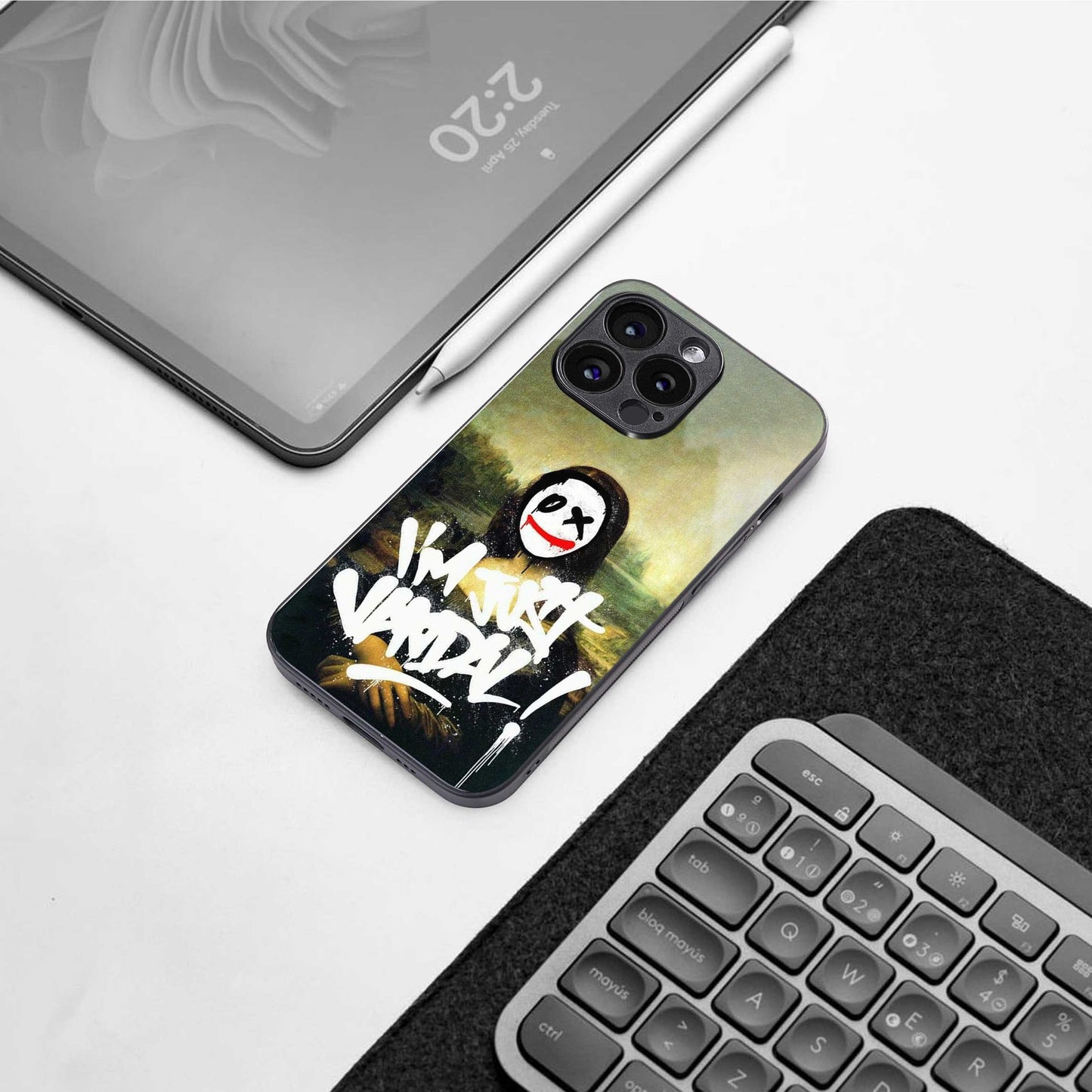 Joker Lisa Phone Case for Iphone 16 | Glass Case