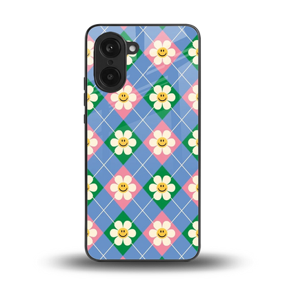 Joy Petals back phone cover | glass case for oneplus nord ce5 5g