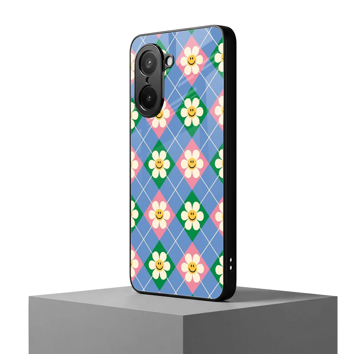Joy Petals oneplus nord ce5 5g mobile cover | shockproof glass phone case
