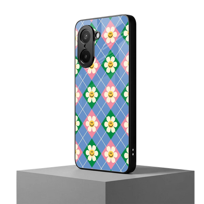 Joy Petals oneplus nord ce5 5g mobile cover | shockproof glass phone case