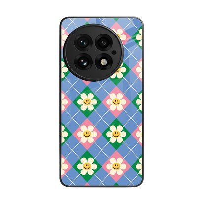 Joy Petals back phone cover | glass case for oneplus 13