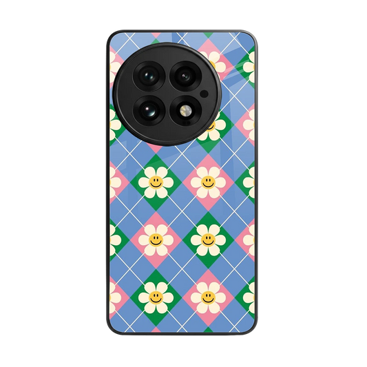 Joy Petals back phone cover | glass case for oneplus 13