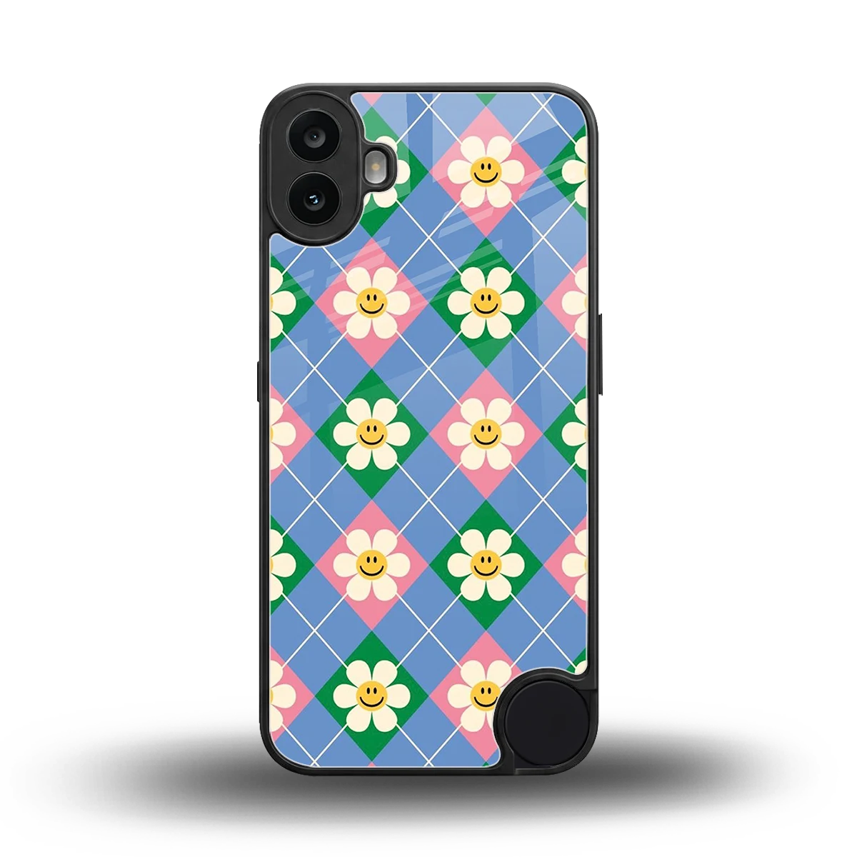 Joy Petals back phone cover | glass case for cmf nothing phone 1