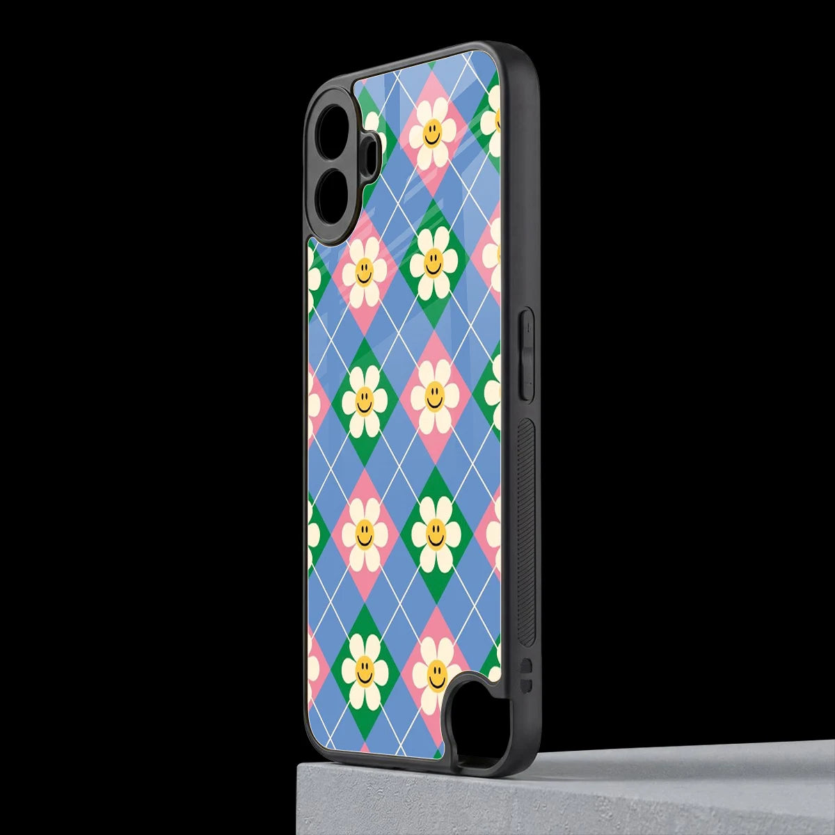 Joy Petals cmf nothing phone 1 mobile cover | shockproof glass phone case