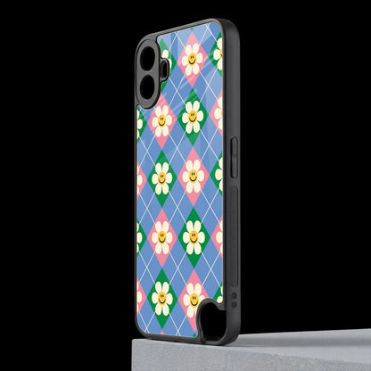 Joy Petals cmf nothing phone 1 mobile cover | shockproof glass phone case