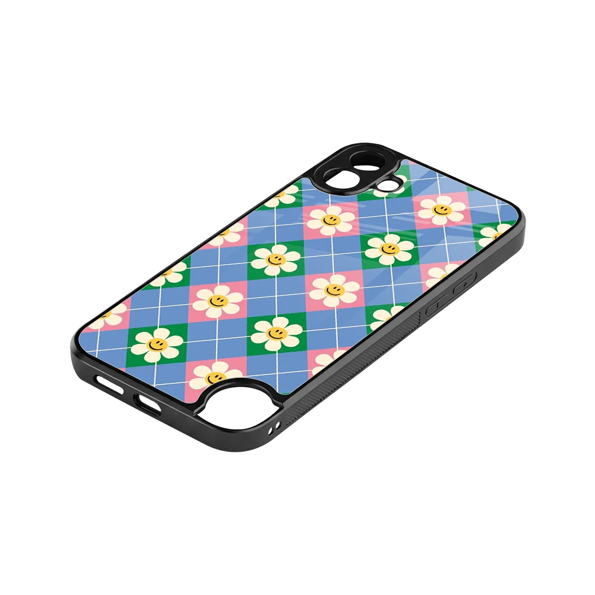 Joy Petals stylish phone case for cmf nothing phone 1 | glossy glass and slim fit