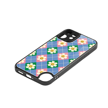 Joy Petals stylish phone case for cmf nothing phone 2 pro | glossy glass and slim fit