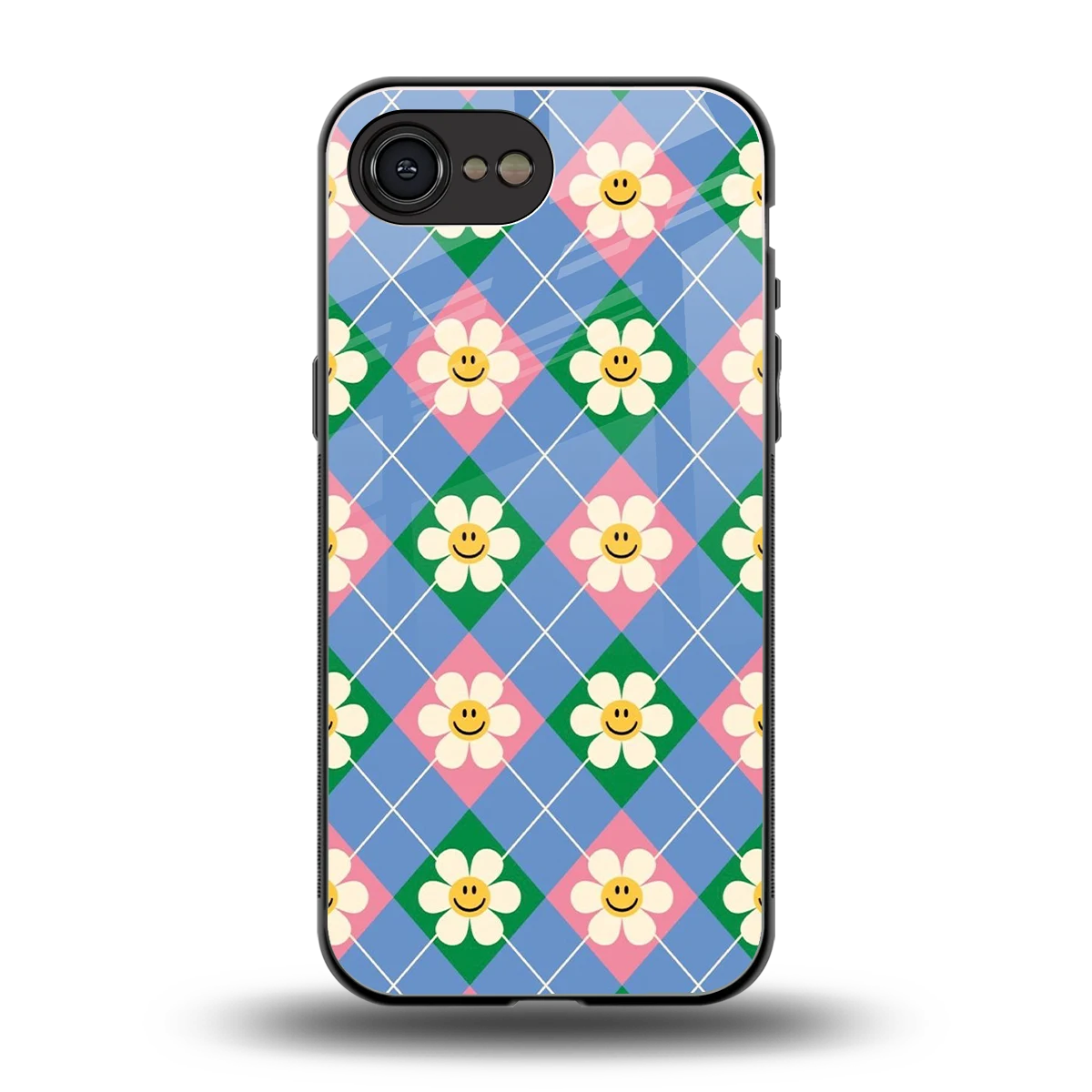 Joy Petals back phone cover | glass case for iphone 16e
