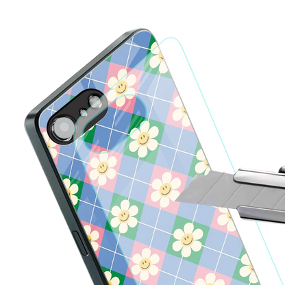 Joy Petals stylish phone case for iphone 16e | glossy glass and slim fit