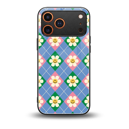 Joy Petals back phone cover | glass case for iphone 17 pro