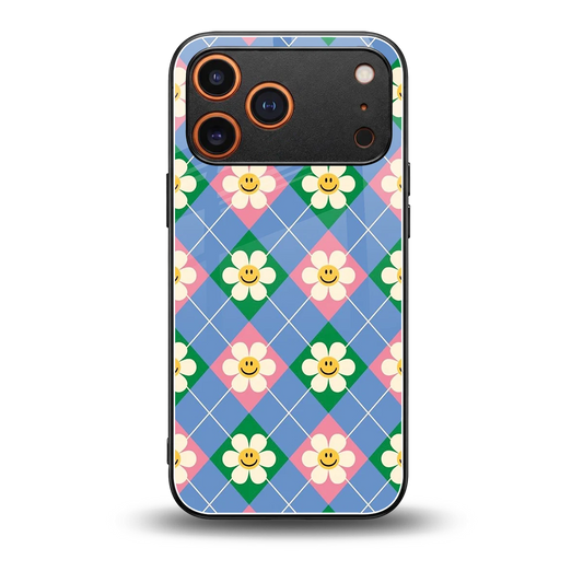 Joy Petals back phone cover | glass case for iphone 17 pro max