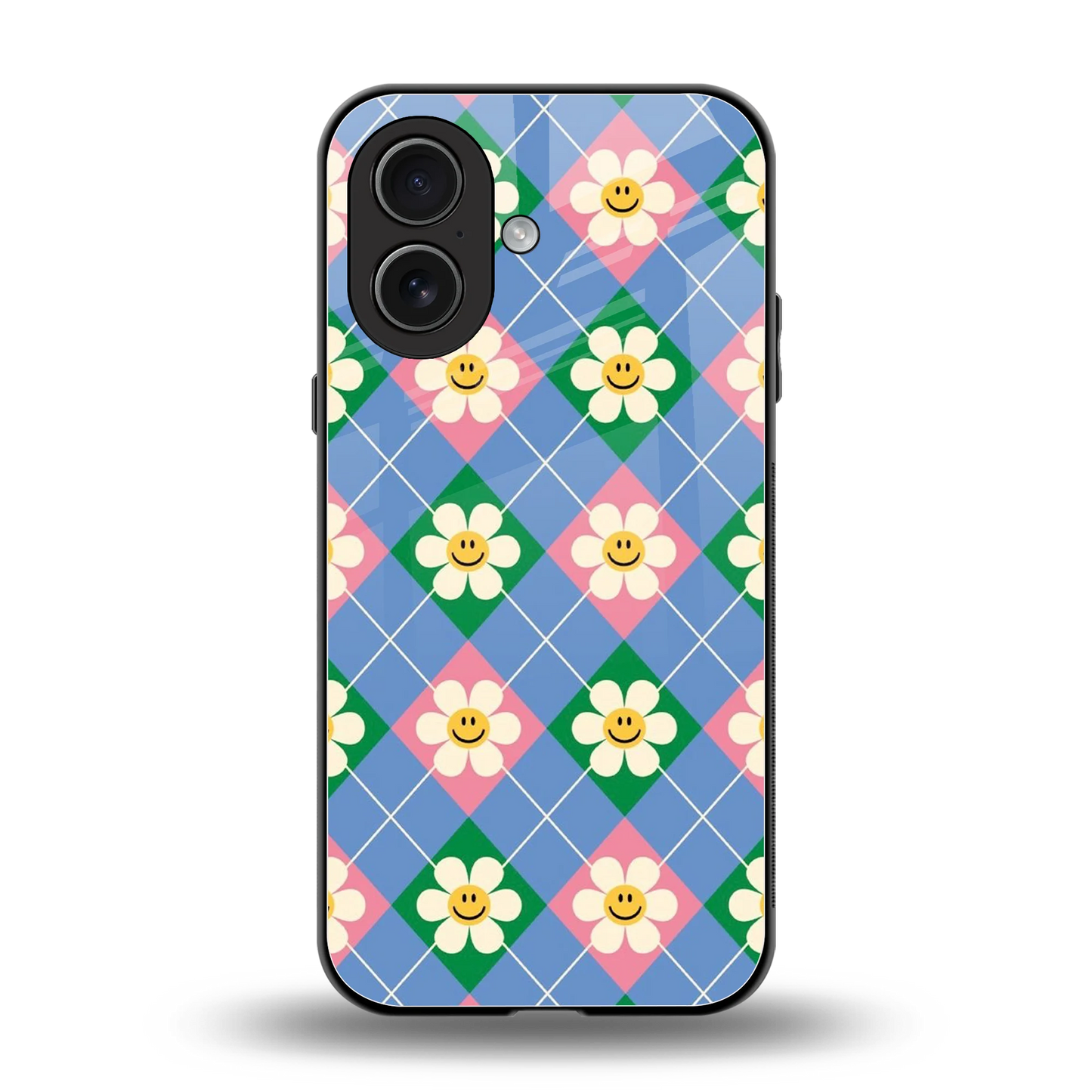Joy Petals back phone cover | glass case for iphone 17