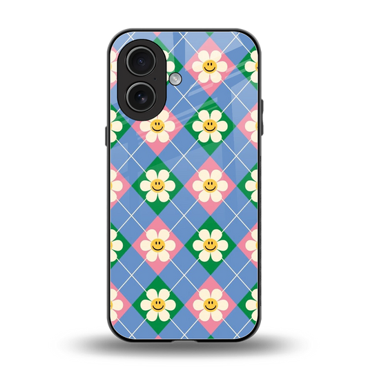 Joy Petals back phone cover | glass case for iphone 17
