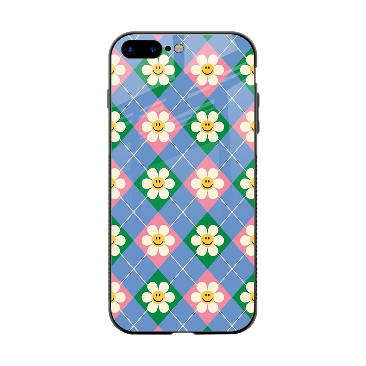 Joy Petals back phone cover | glass case for iphone 8 plus