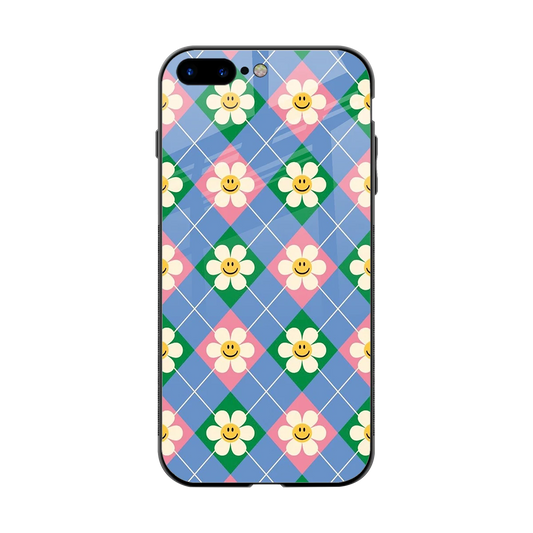 Joy Petals back phone cover | glass case for iphone 8 plus