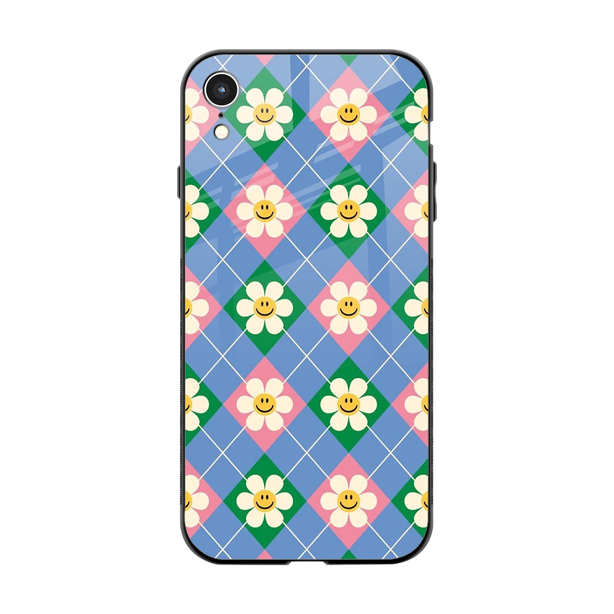 Joy Petals back phone cover | glass case for iphone xr