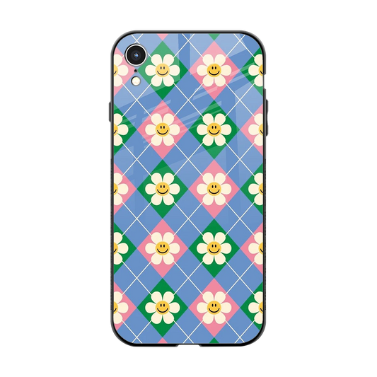 Joy Petals back phone cover | glass case for iphone xr
