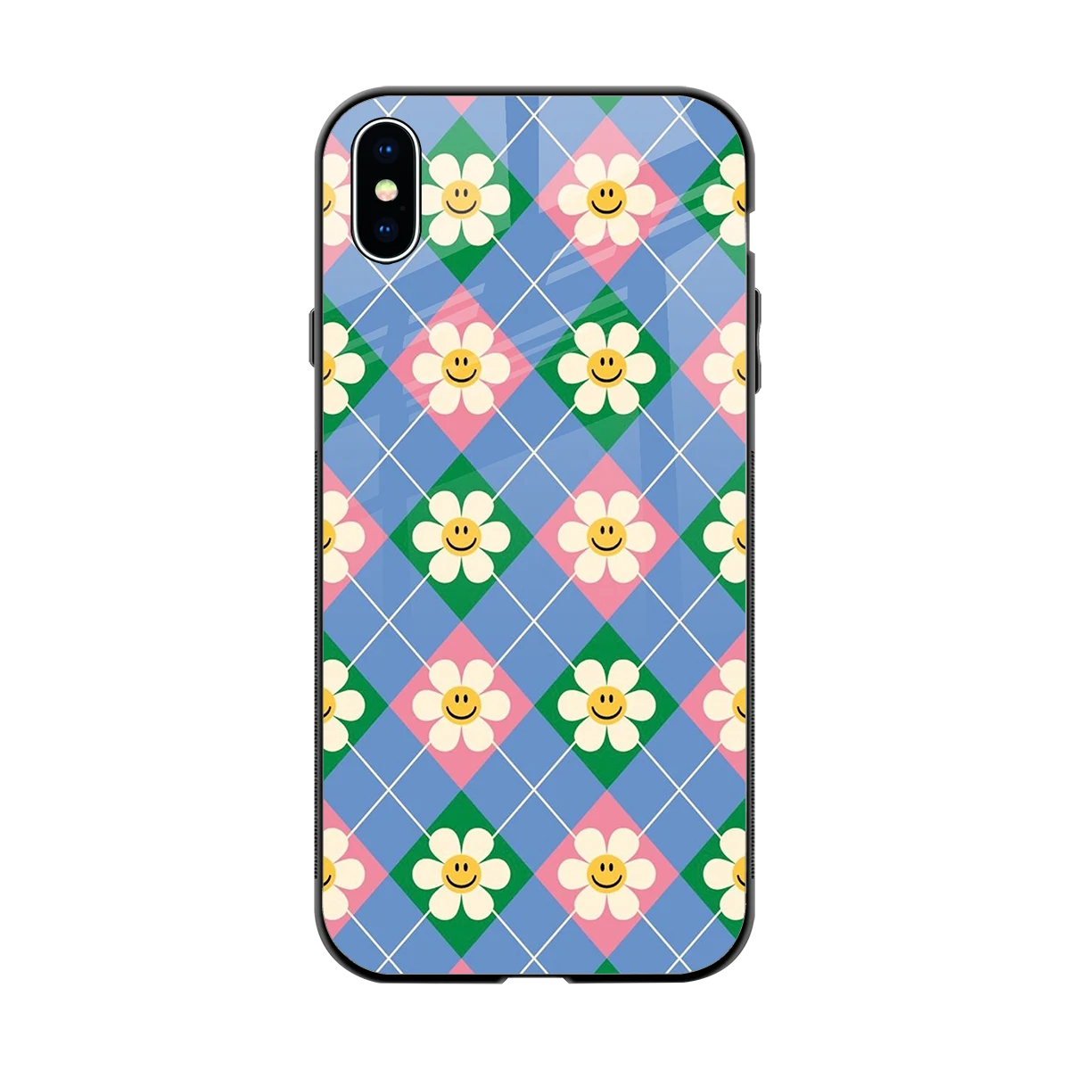 Joy Petals back phone cover | glass case for iphone xs max