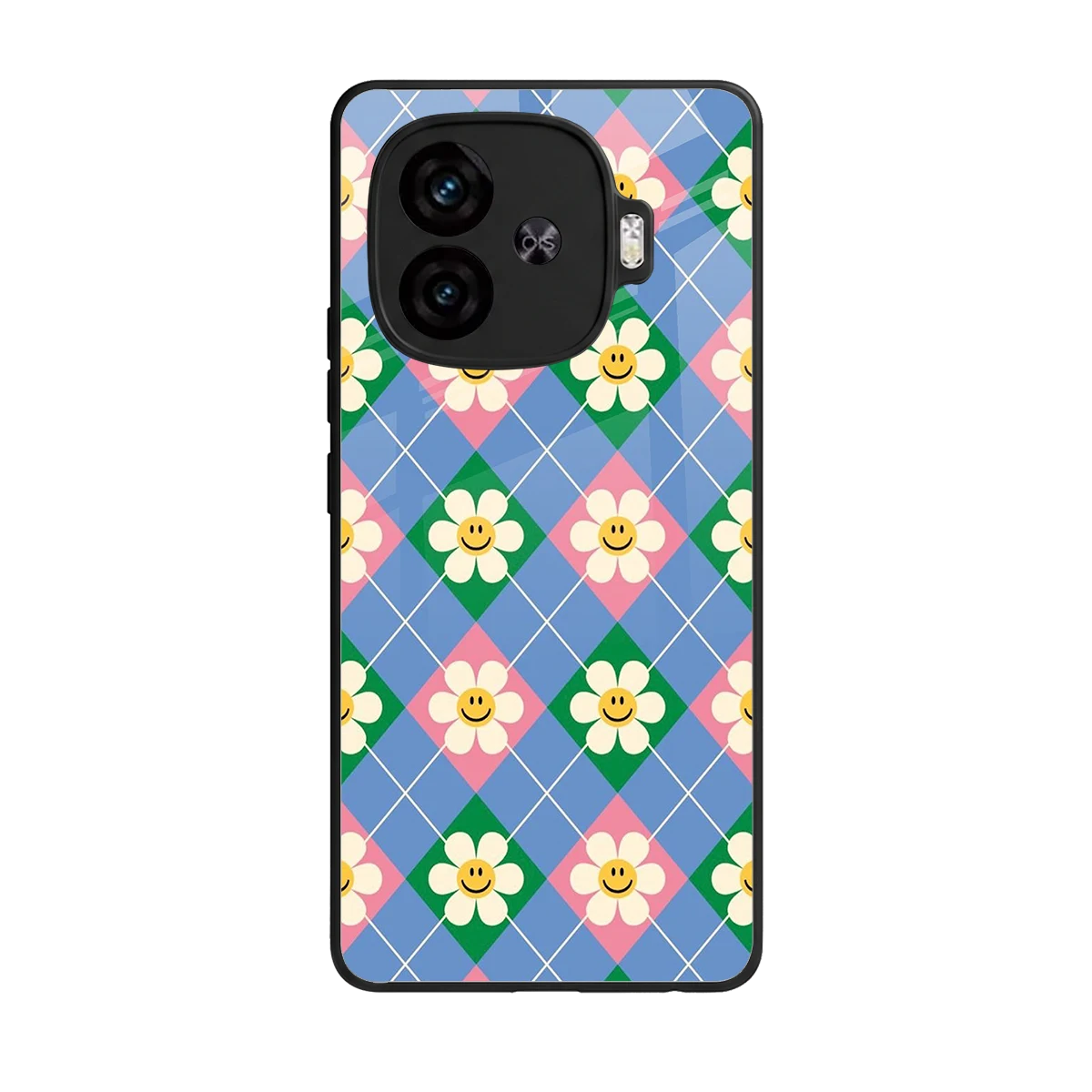 Joy Petals back phone cover | glass case for iqoo neo 10r 5g