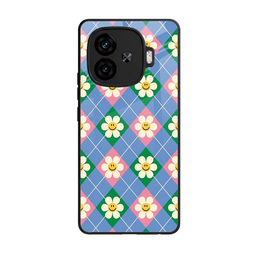 Joy Petals back phone cover | glass case for iqoo neo 10r 5g