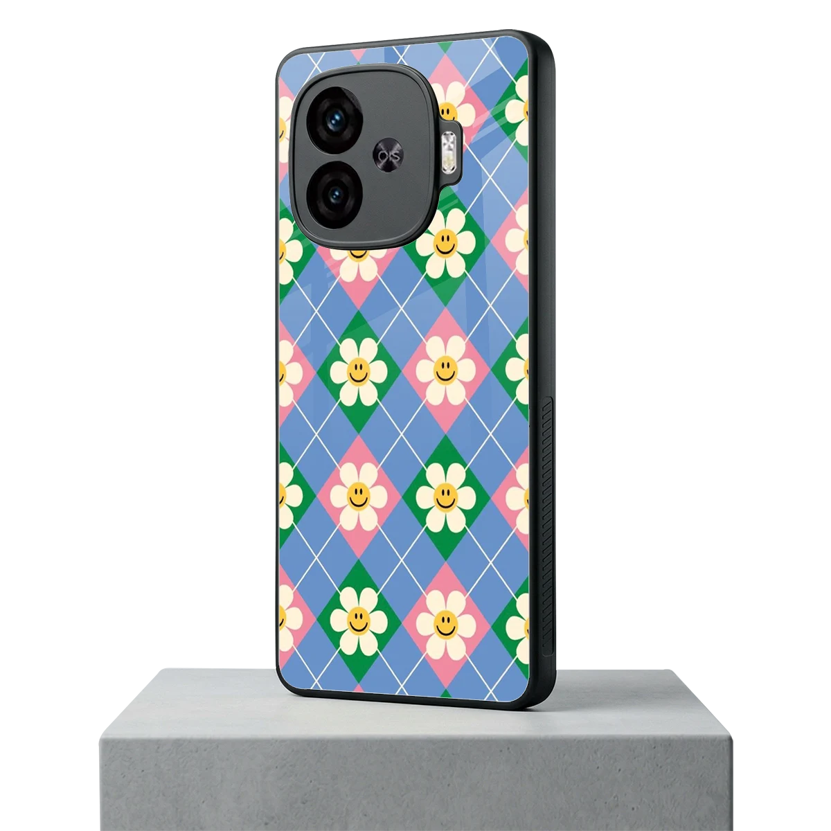 Joy Petals iqoo neo 10r 5g mobile cover | shockproof glass phone case