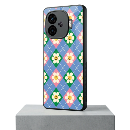 Joy Petals iqoo neo 10r 5g mobile cover | shockproof glass phone case