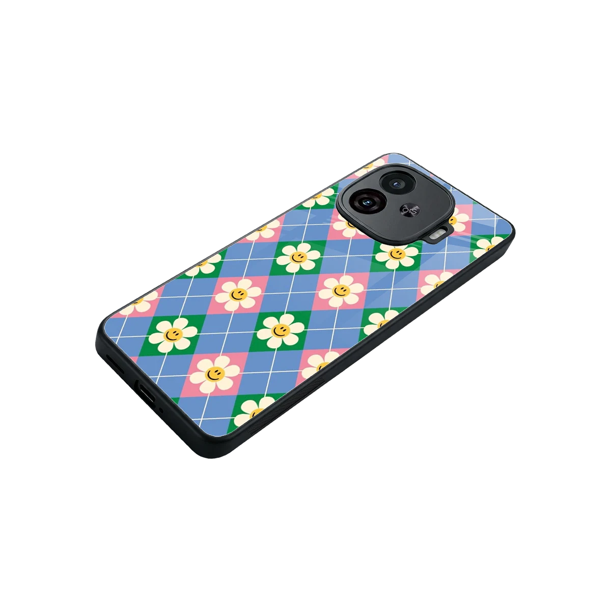 Joy Petals stylish phone case for iqoo neo 10r 5g | glossy glass and slim fit