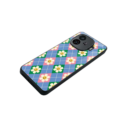 Joy Petals stylish phone case for iqoo neo 10r 5g | glossy glass and slim fit
