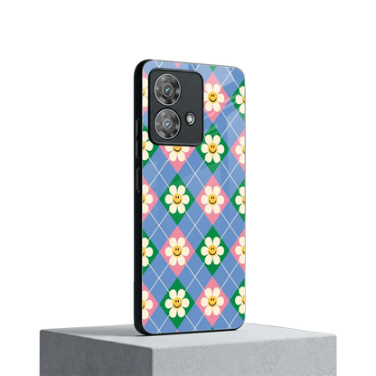 Joy Petals motorola edge 40 neo 5g mobile cover | shockproof glass phone case