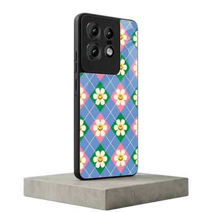 Joy Petals motorola edge 50 pro mobile cover | shockproof glass phone case