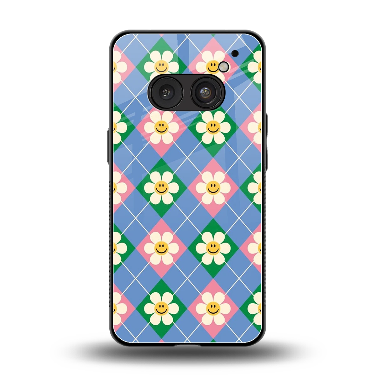 Joy Petals back phone cover | glass case for nothing phone 2a plus
