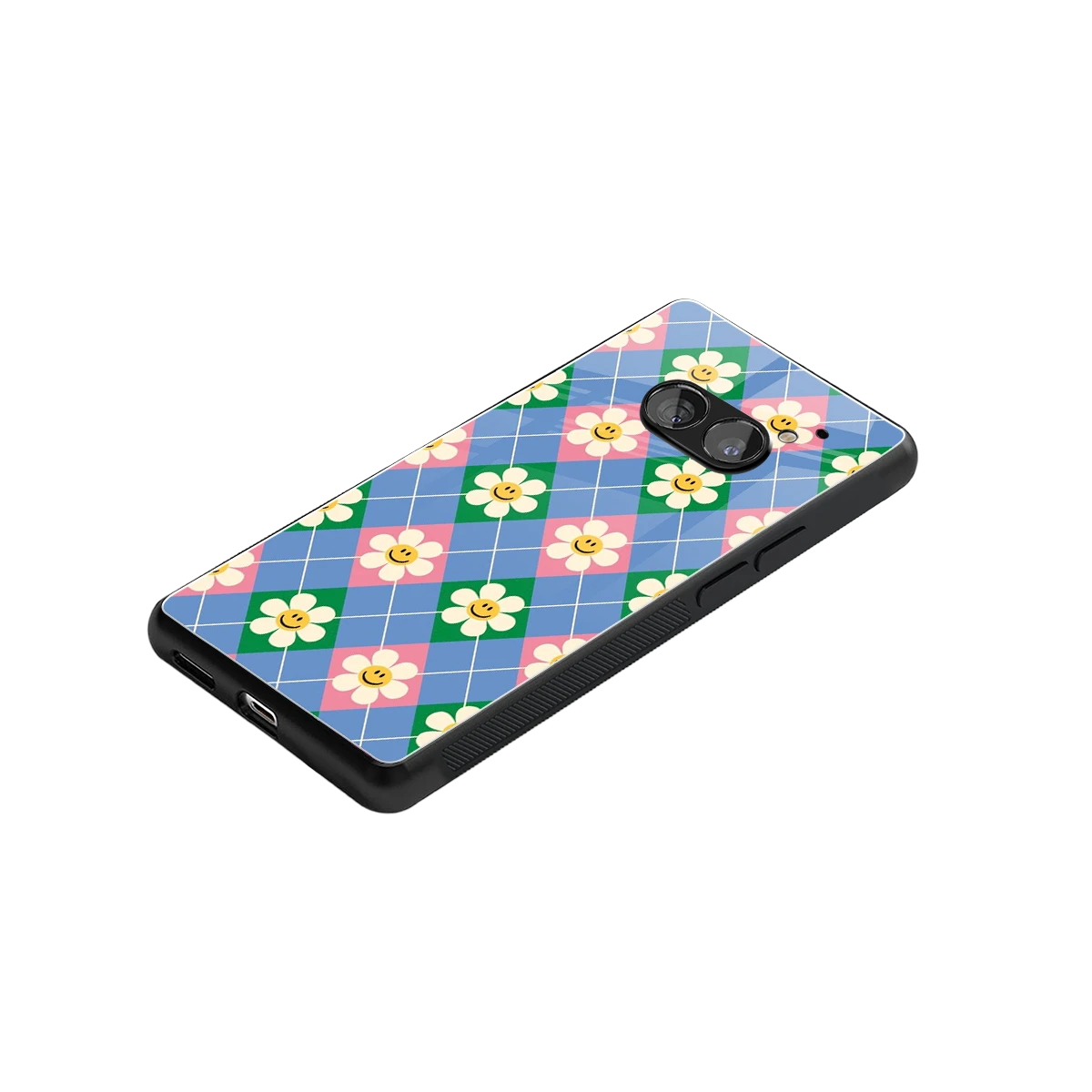 Joy Petals stylish phone case for nothing phone 2a | glossy glass and slim fit
