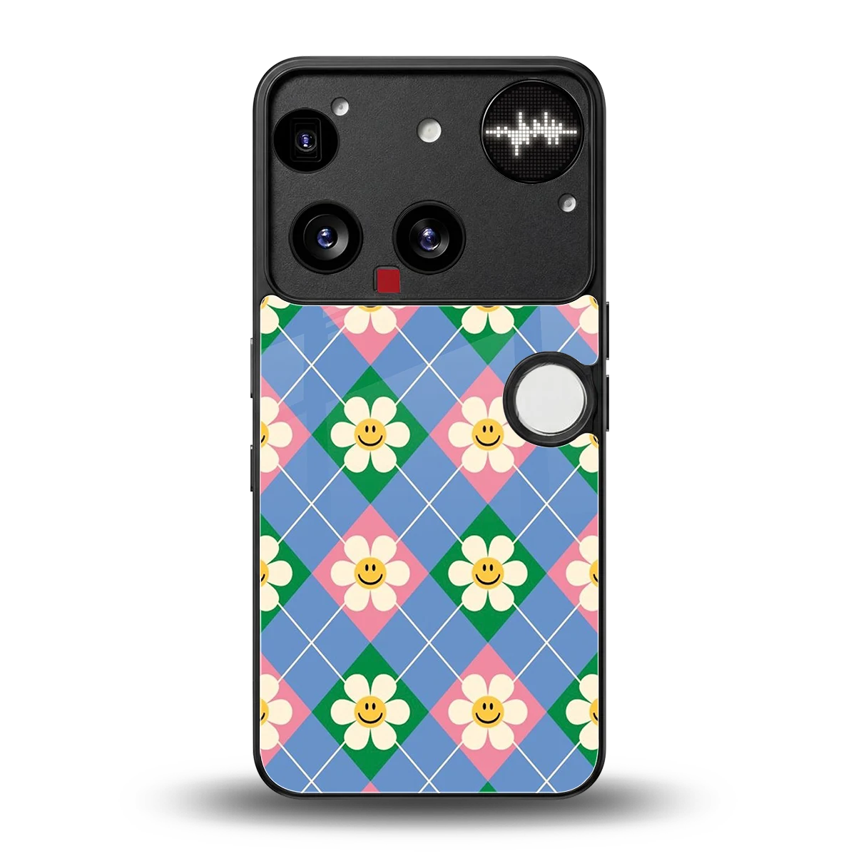 Joy Petals back phone cover | glass case for nothing phone 3