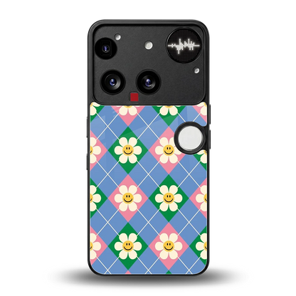 Joy Petals back phone cover | glass case for nothing phone 3