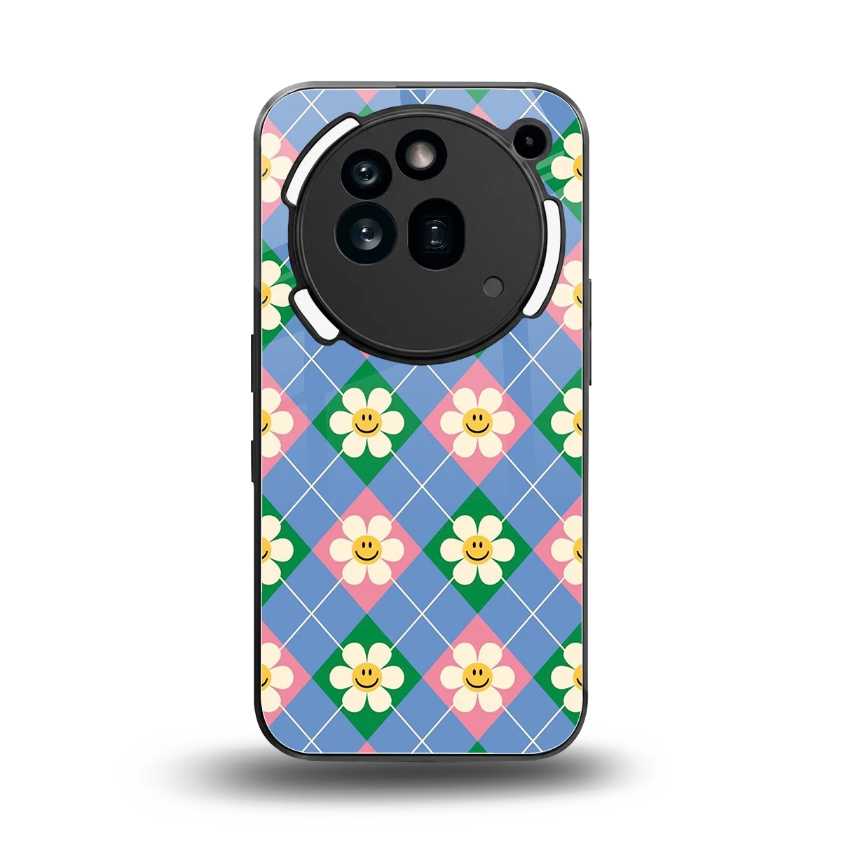 Joy Petals back phone cover | glass case for nothing phone 3a pro
