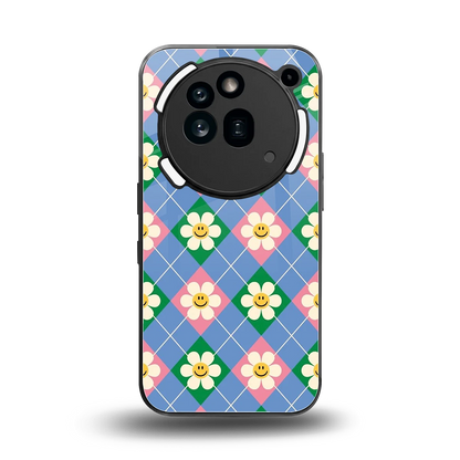 Joy Petals back phone cover | glass case for nothing phone 3a pro