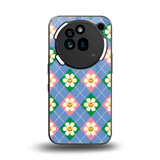 Joy Petals back phone cover | glass case for nothing phone 3a pro