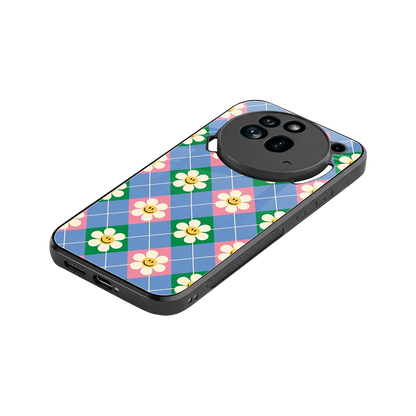 Joy Petals stylish phone case for nothing phone 3a pro | glossy glass and slim fit