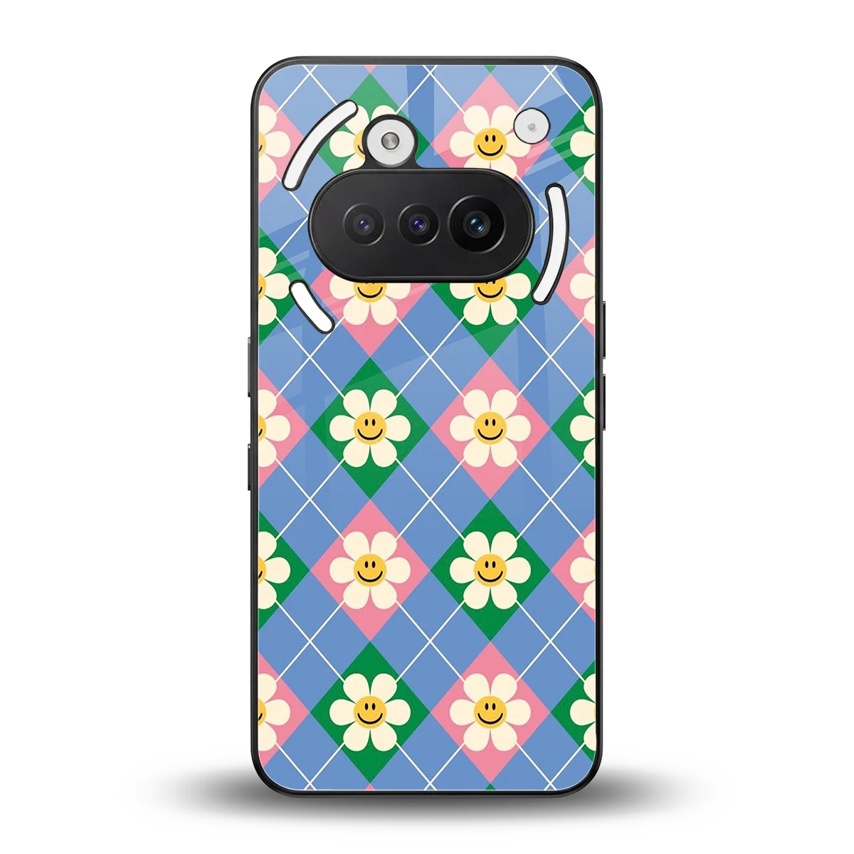 Joy Petals back phone cover | glass case for nothing phone 3a