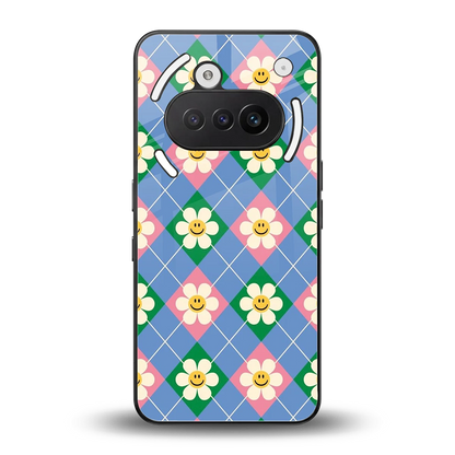 Joy Petals back phone cover | glass case for nothing phone 3a