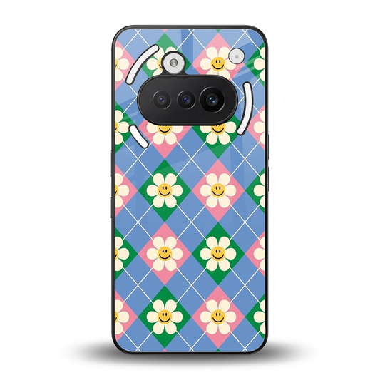 Joy Petals back phone cover | glass case for nothing phone 3a