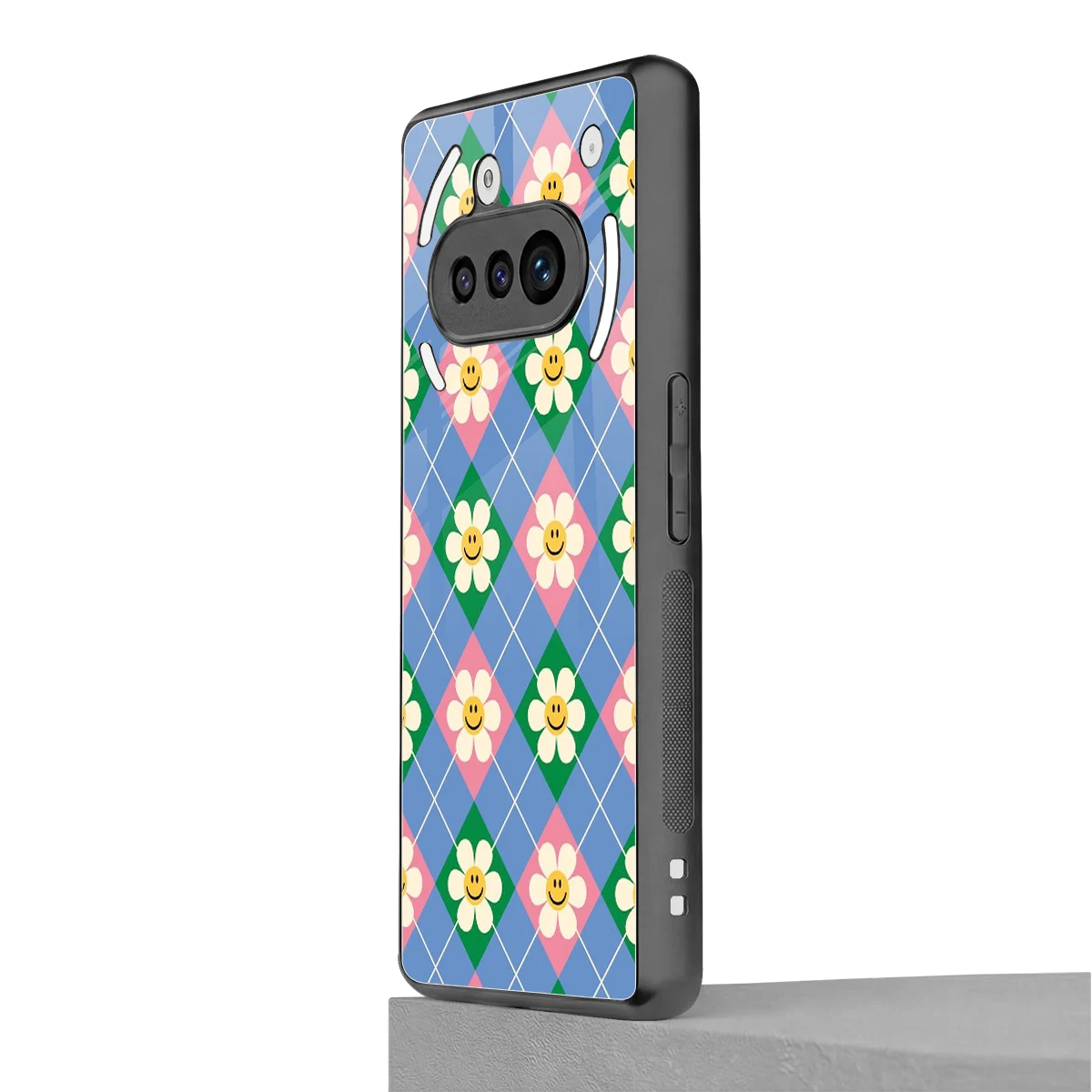 Joy Petals nothing phone 3a mobile cover | shockproof glass phone case