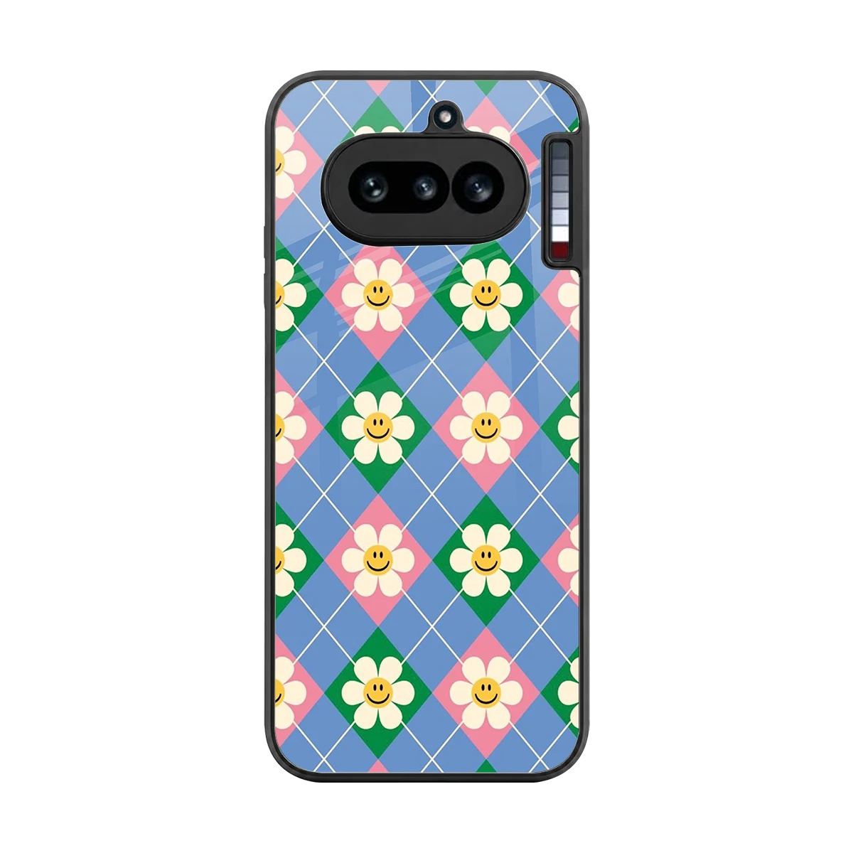 Joy Petals back phone cover | glass case for nothing phone 4a