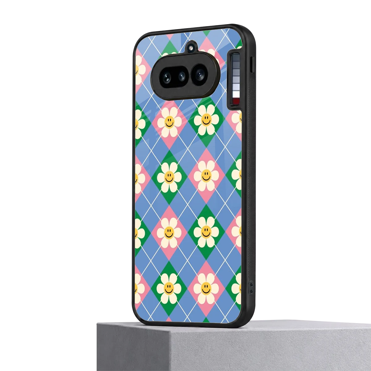 Joy Petals nothing phone 4a mobile cover | shockproof glass phone case