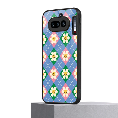 Joy Petals nothing phone 4a mobile cover | shockproof glass phone case