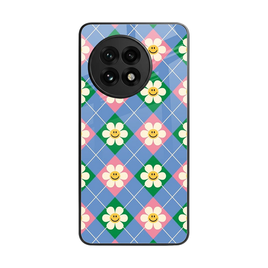 Joy Petals back phone cover | glass case for oneplus 13r