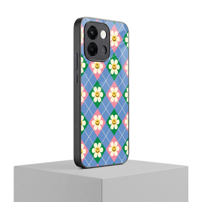 Joy Petals oneplus 13s mobile cover | shockproof glass phone case