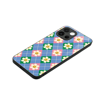 Joy Petals stylish phone case for oneplus 13s | glossy glass and slim fit