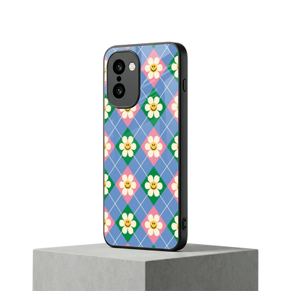 Joy Petals oneplus 15r mobile cover | shockproof glass phone case